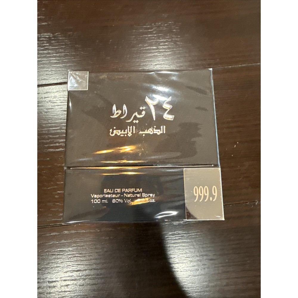 Unisex EDP Lattafa 24 Carat White Gold 3.4oz